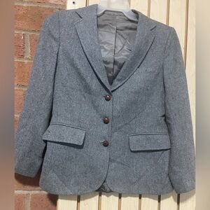 Vintage Sophisticated Women's Gray Blazer